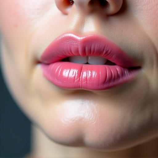 Lip blushing result